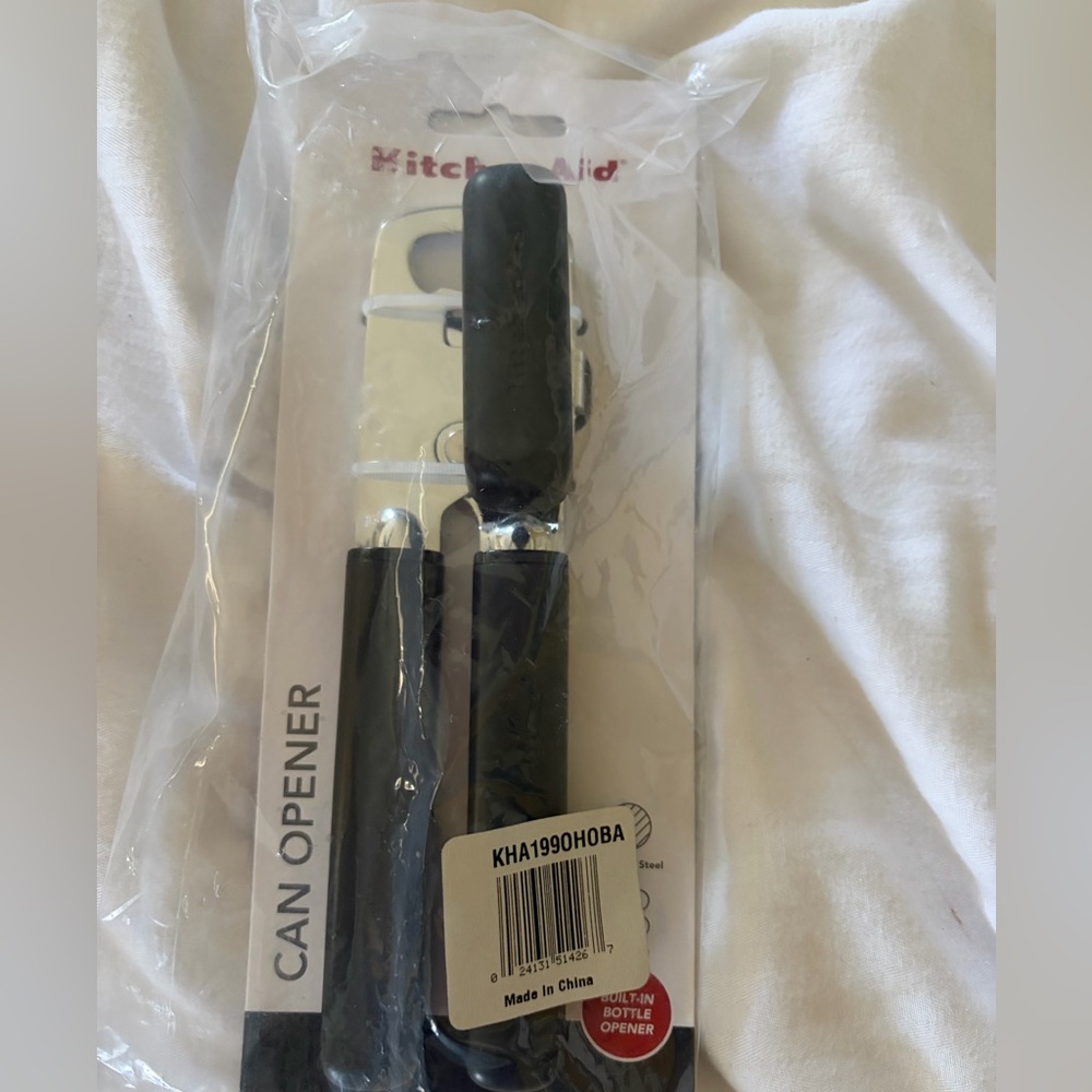 KitchenAid Can Opener with Bottle Opener Onyx Black